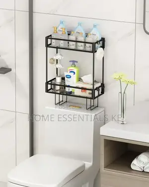 *Double Layer Over the Toilet Rack/Shelf Bathroom Organiser