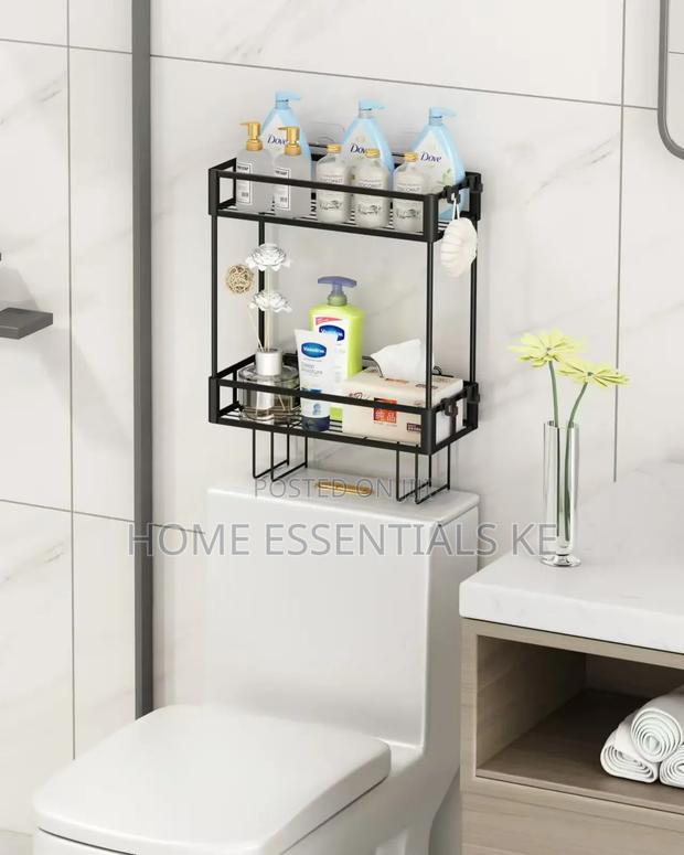 *Double Layer Over the Toilet Rack/Shelf Bathroom Organiser - thumbnail 3