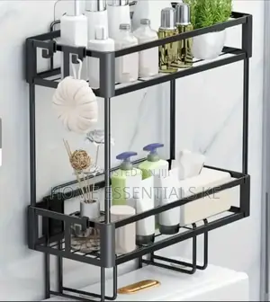 *Double Layer Over the Toilet Rack/Shelf Bathroom Organiser