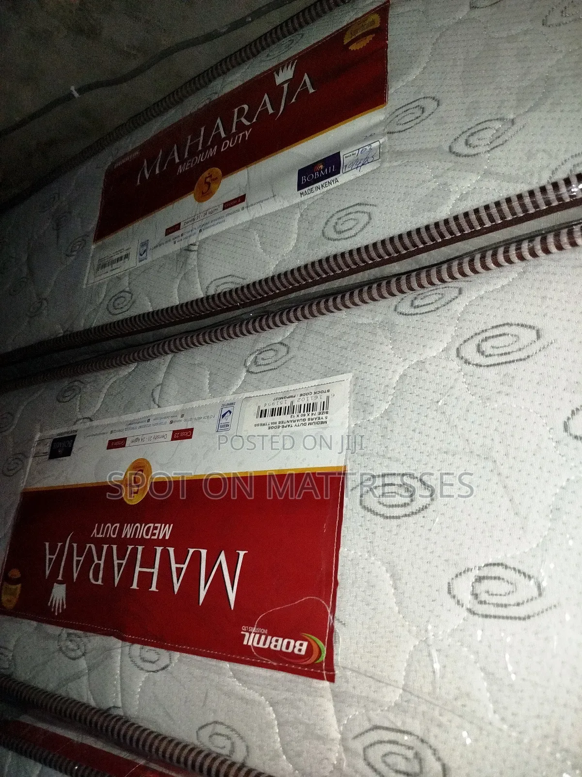 Now Available! 5by6 12inch Bobmil Maharaja Foam Mattresses