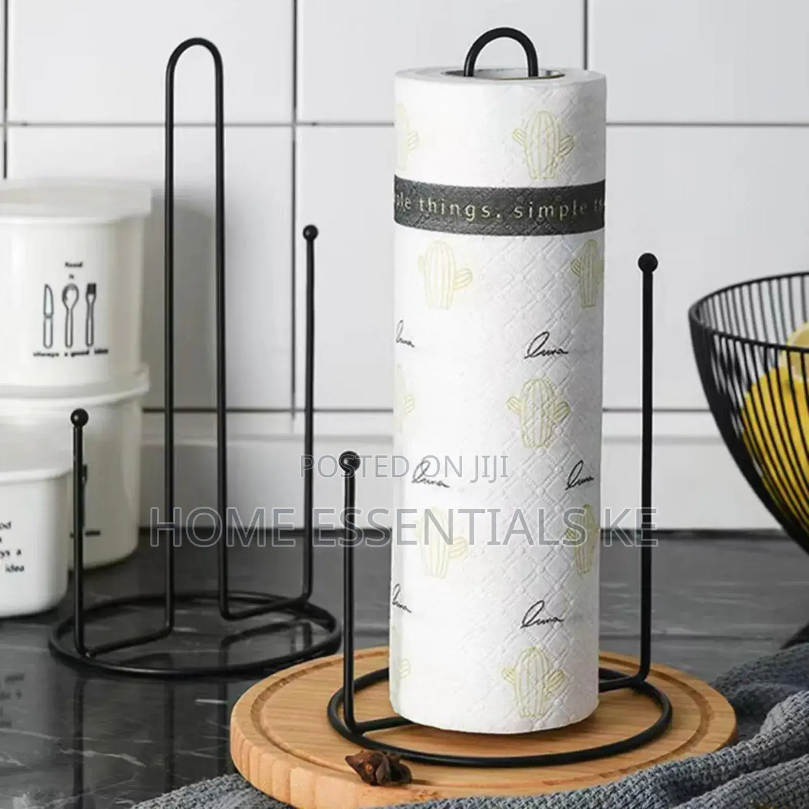 *Light Luxury Metallic Paper Towel Holder*