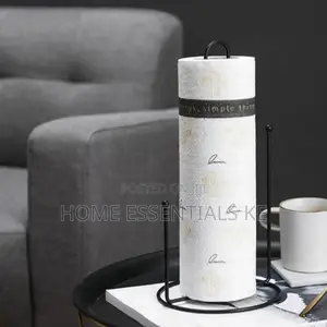 *Light Luxury Metallic Paper Towel Holder*