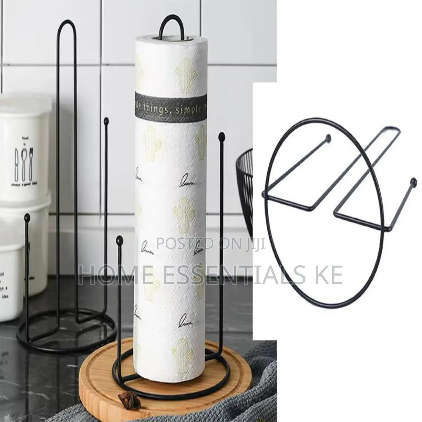 *Light Luxury Metallic Paper Towel Holder*
