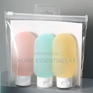 *3pc Portable 60ml Silicon Travel Lotion/Shower Gel Bottle