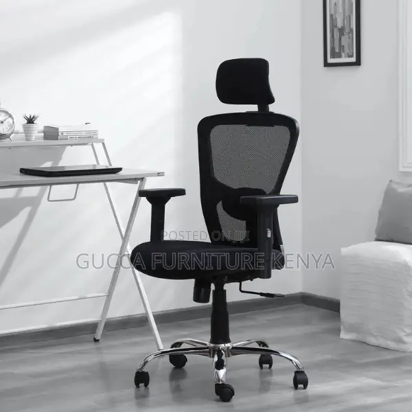 Office Chair: Ergonomic Wide Mesh Back Chair for Office