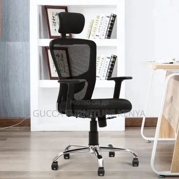 Office Chair: Ergonomic Wide Mesh Back Chair for Office