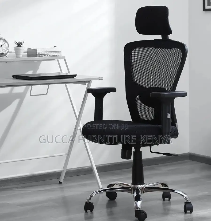 Office Chair: Ergonomic Wide Mesh Back Chair for Office