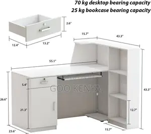 Office Table ; Rectangular Wood Reception Table