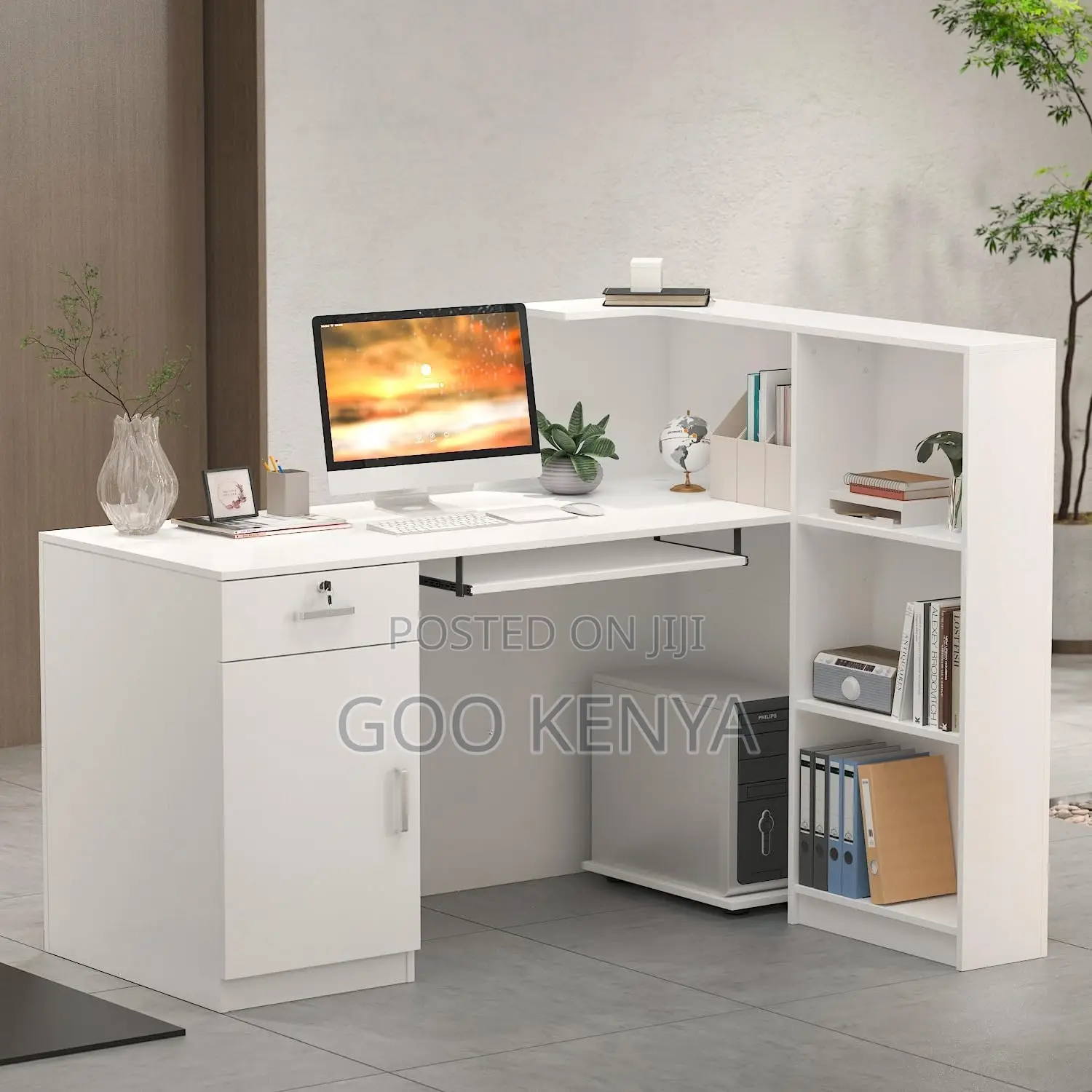 Office Table ; Rectangular Wood Reception Table