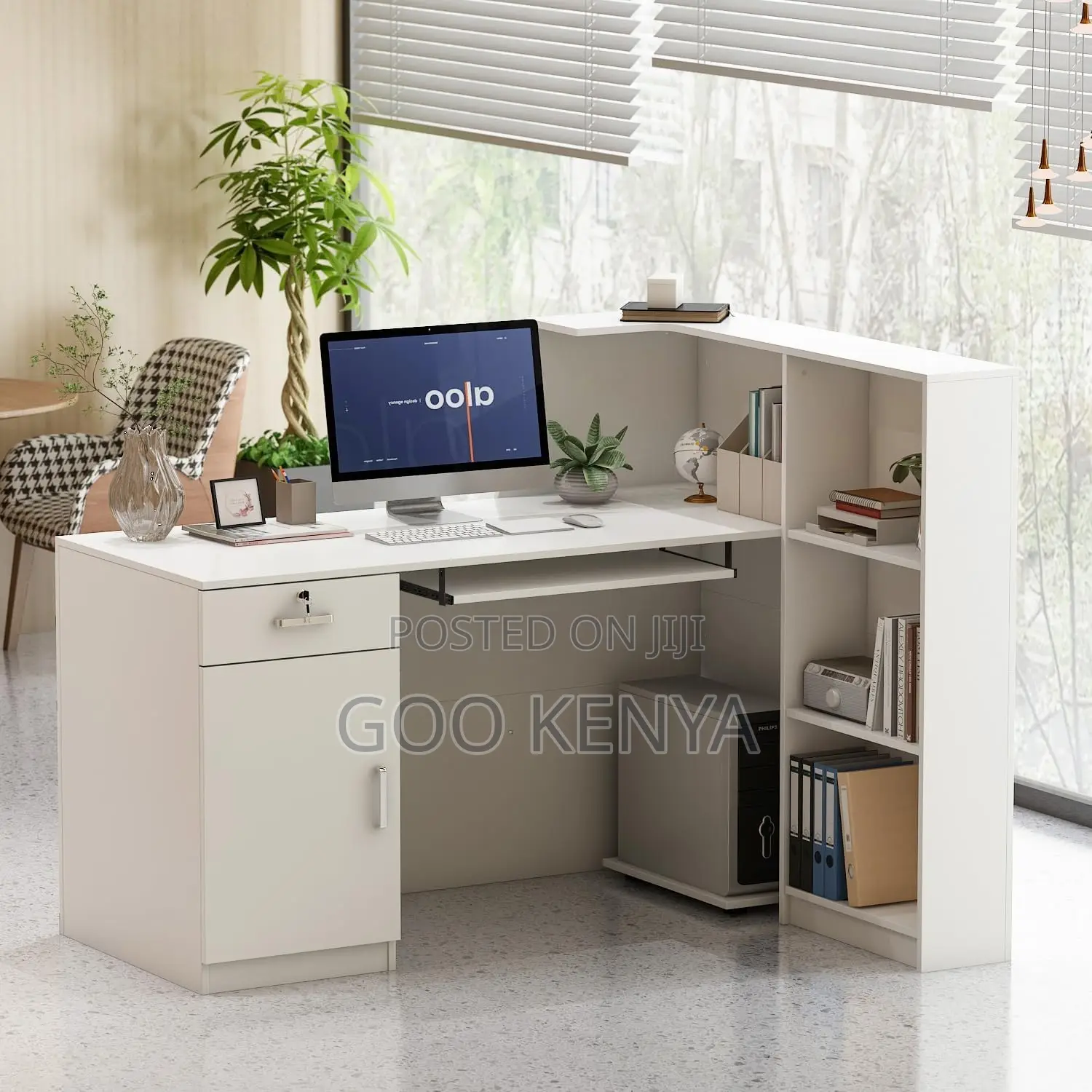 Office Table ; Rectangular Wood Reception Table