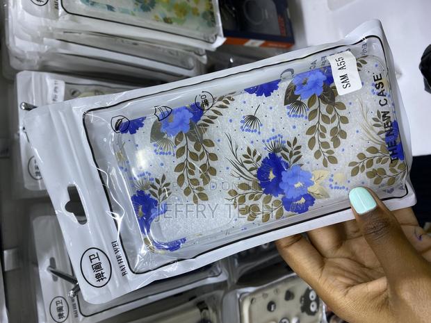 Ztofera Samsung Galaxy A55 Clear Cute Flower Pattern Case - thumbnail 2