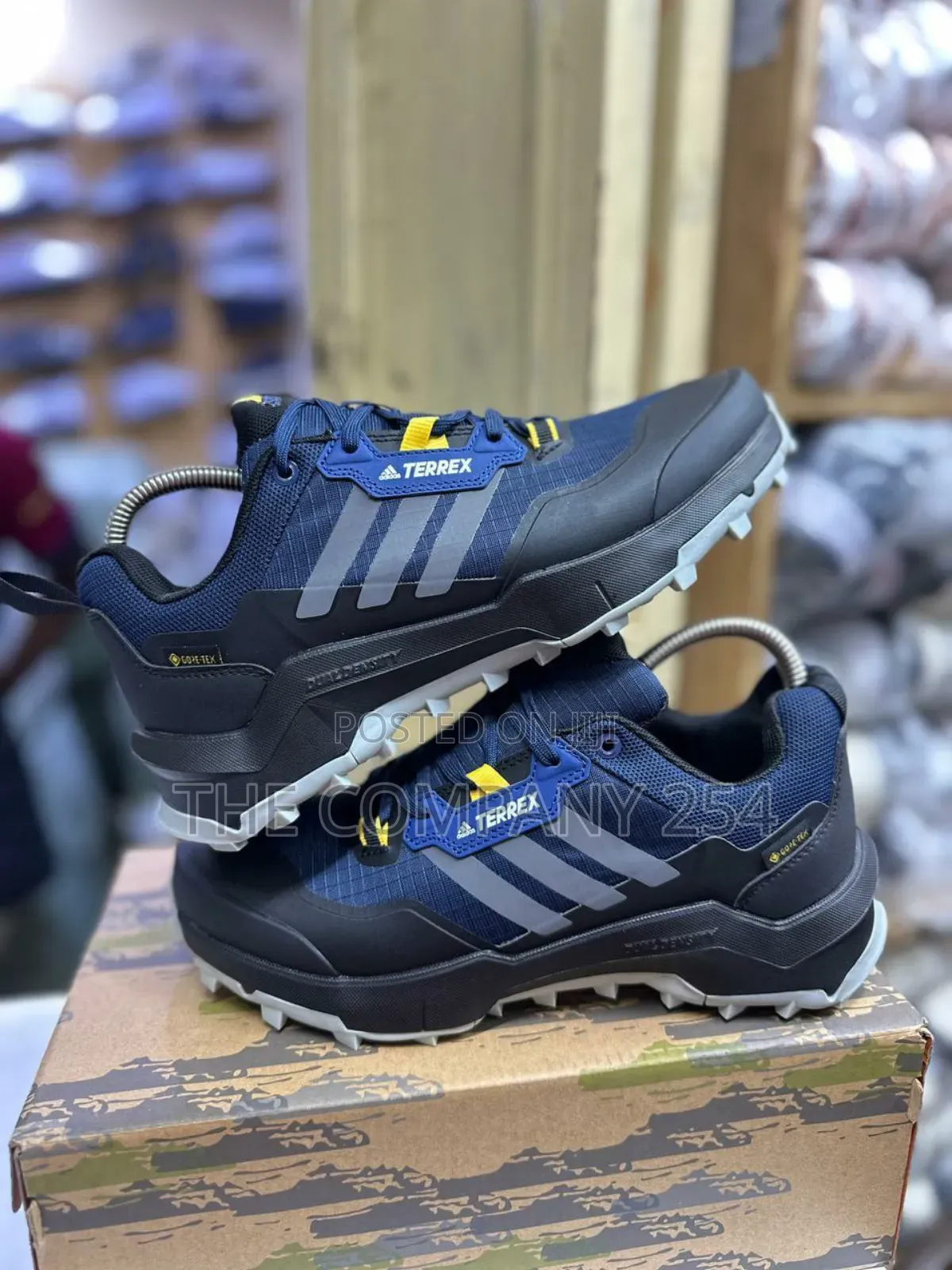 Quality Leather Waterproof Adidas Terrex Shoe Rubber Sole
