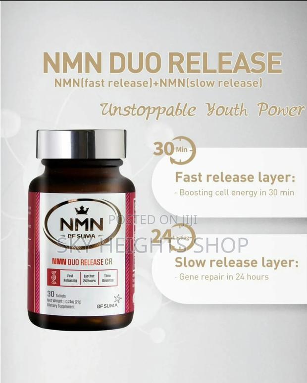 Superior Nmn Duo Release: 24hrs Dna Repair, Boosting Energy