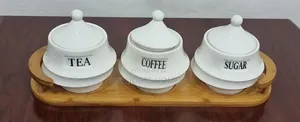 3 Ceramic Cruets
