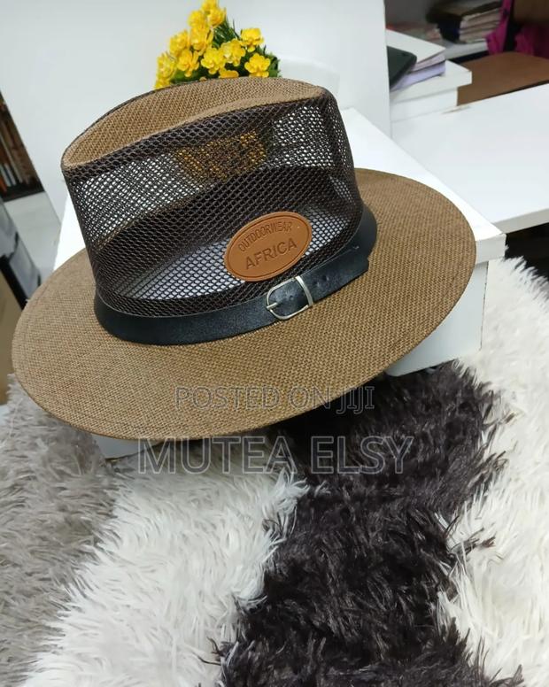Beige Straw Hats - main view