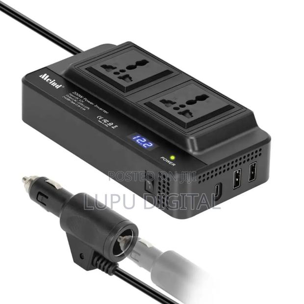 Type C Port 200w Car Inverter - thumbnail 4