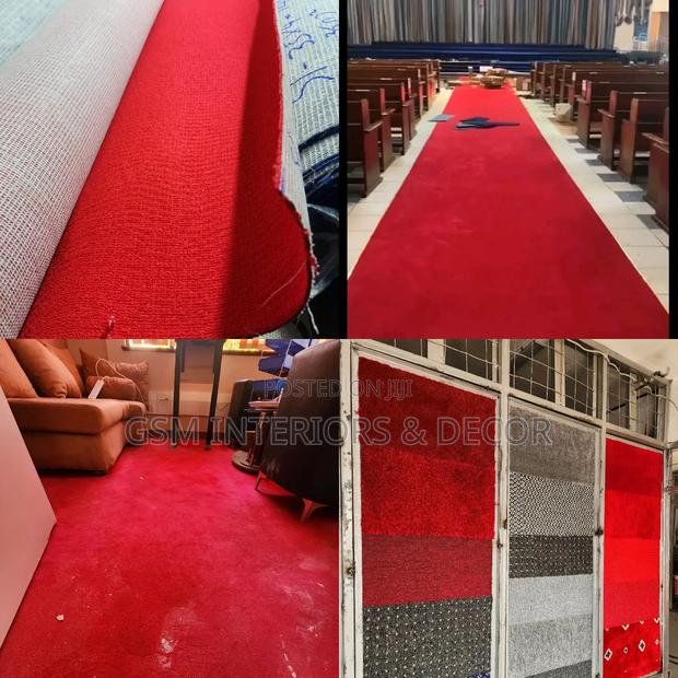 Wall to Wall Red Carpet Walkway for Events,