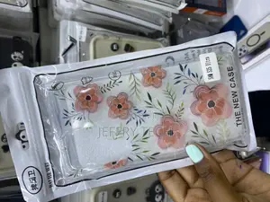 Elzzi Clear Transparent Flower Cover for Samsung S25 Ultra