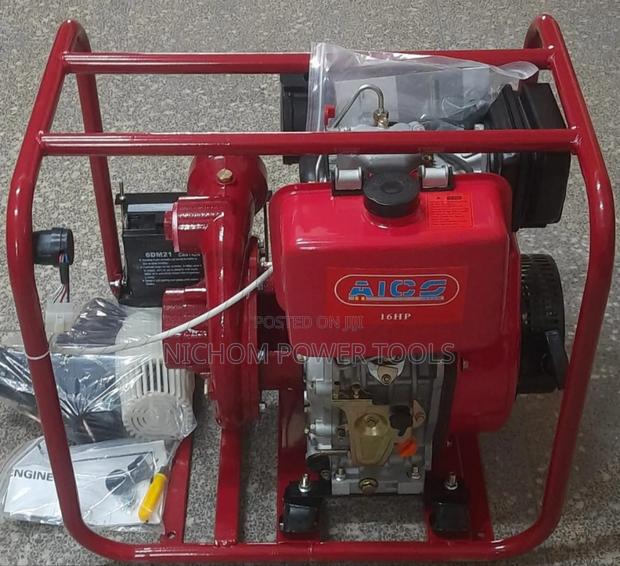 3" Aico Diesel Water Pump High Pressure 16hp Key Start
