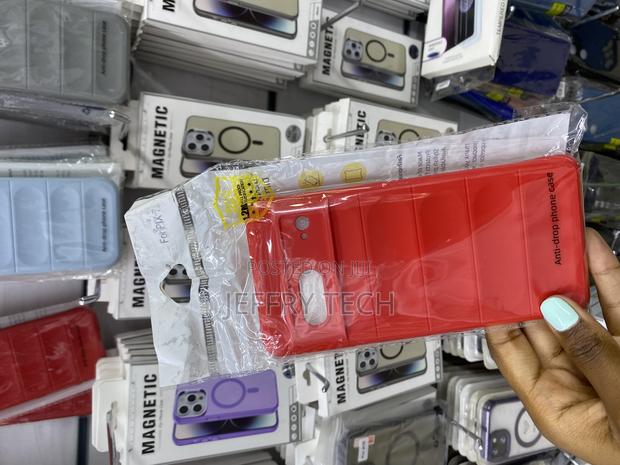 Svanove Google Pixel 7 Airbag Silicone Bumper Case Orange - thumbnail 3