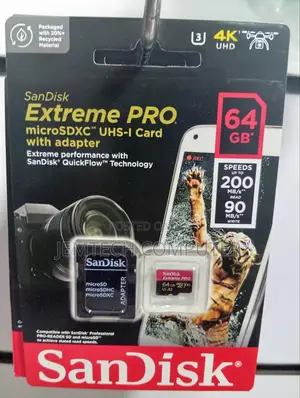 Sandisk Extreme Pro Microsdxctm Uhs-I Card Upto 200mb/S 64gb