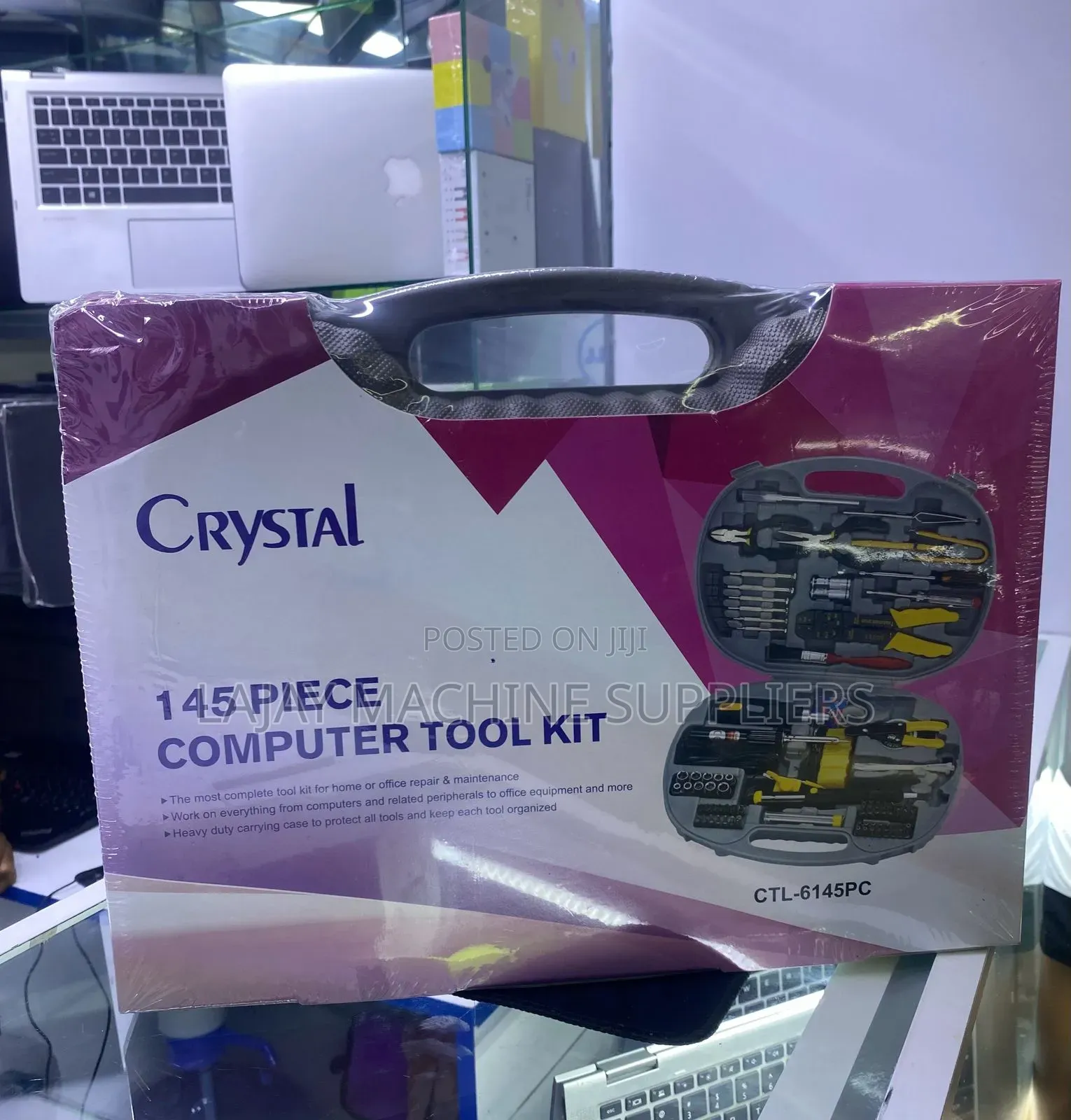 Crystal 145 Piece Computer Tool Kit