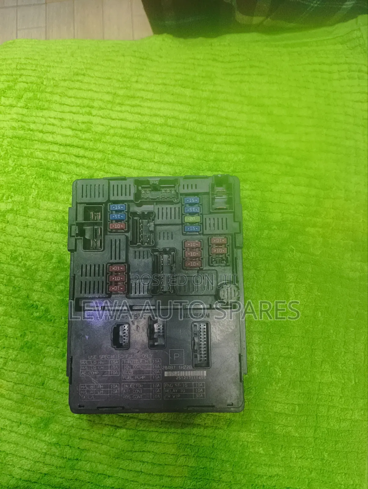 Inner Fuse Box Nissan Y12 – Genuine Ex Japan – Nairobi Cbd