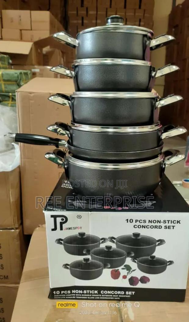 10 Pieces Jp Non Stick Cookware Set - main view