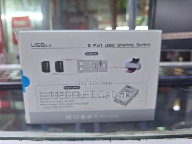 2 Port Usb Printer Sharing Auto Switch - thumbnail 2