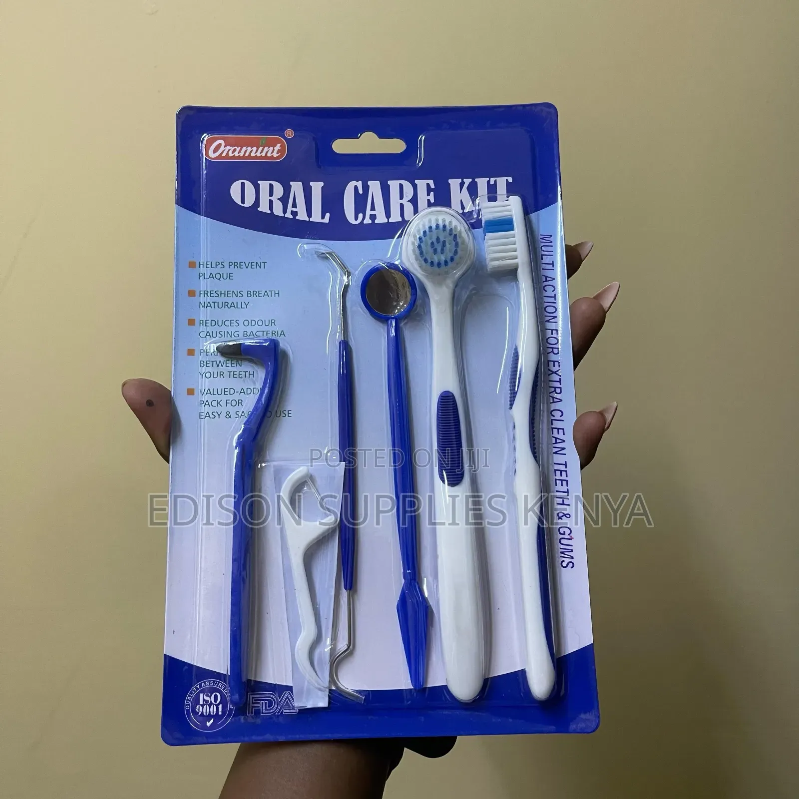 8pcs Dental Set Oral Hygiene Care Kit Orthodontic Toothbrush Set