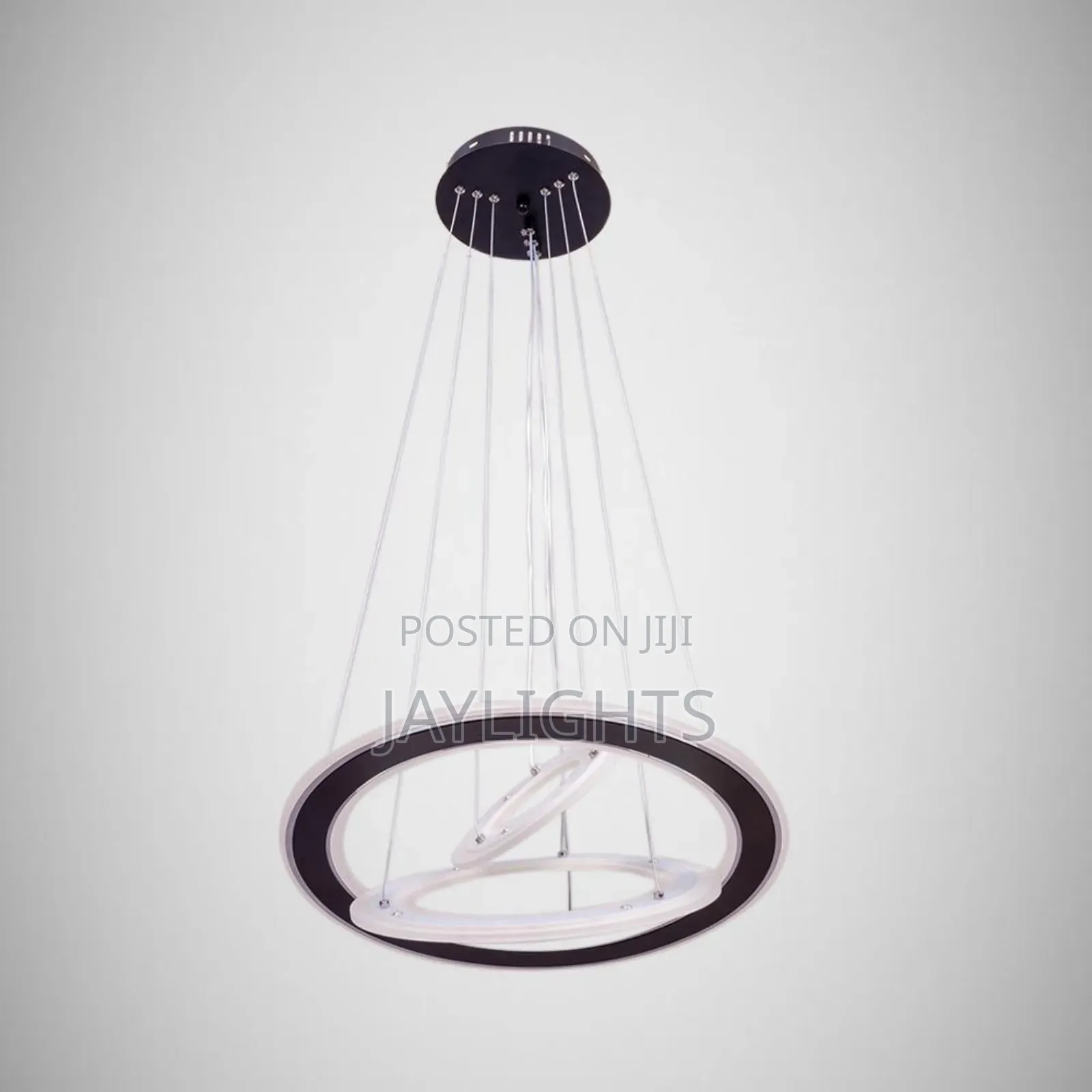 Ring Hanging Pendant Lamp White Luxury Round Pendant