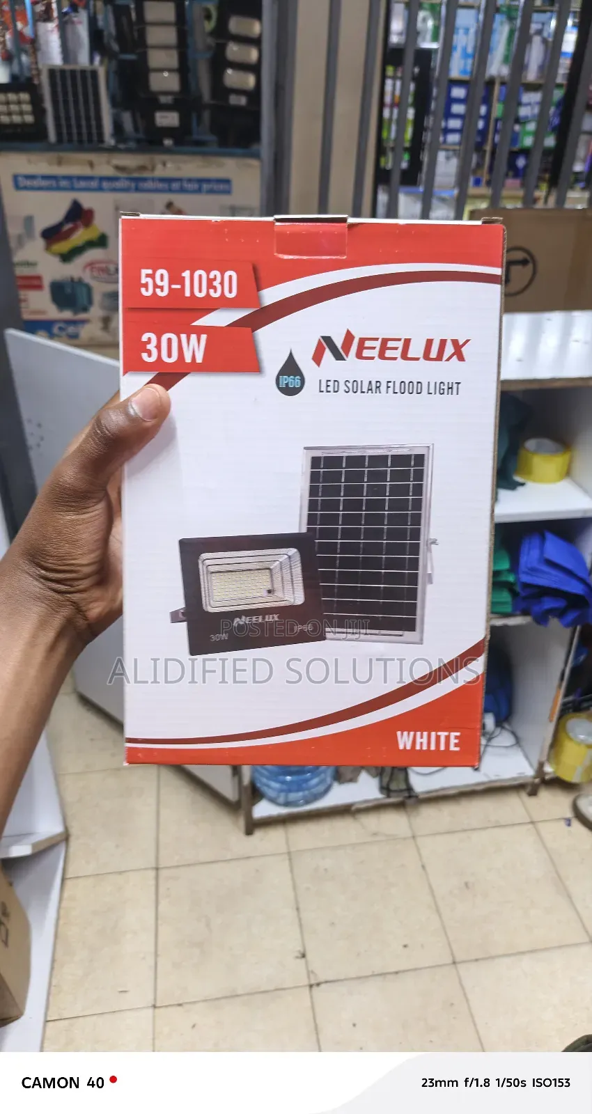 Neelux Led Solar Floodlight 30w