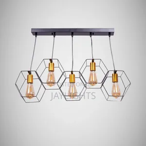 Home Decoration Amber Glasses Vintage Nordic Pendant Lamp