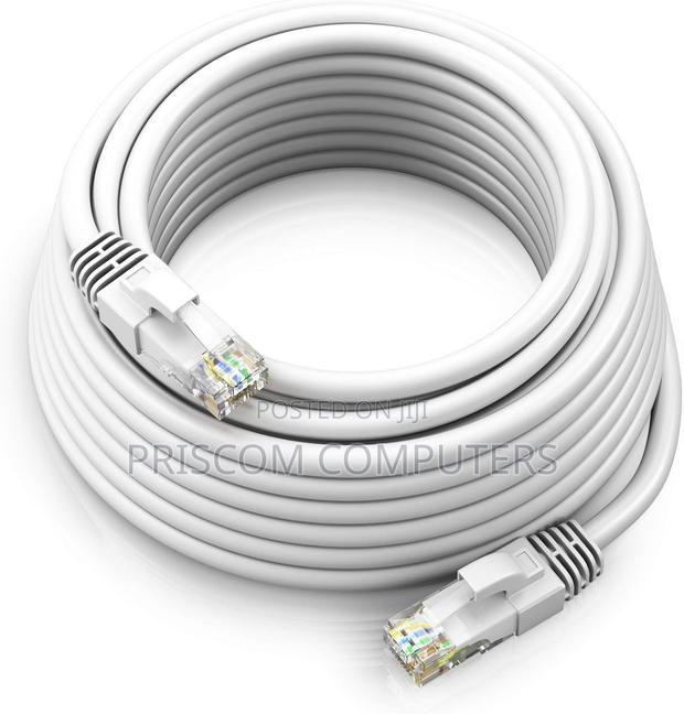30m Cat 6 Ethernet Patch Cable, Rj45 Computer Network Cord - thumbnail 3