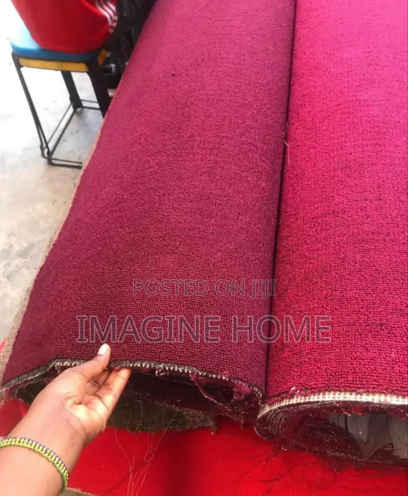 Maroon Wall to Wall Carpet