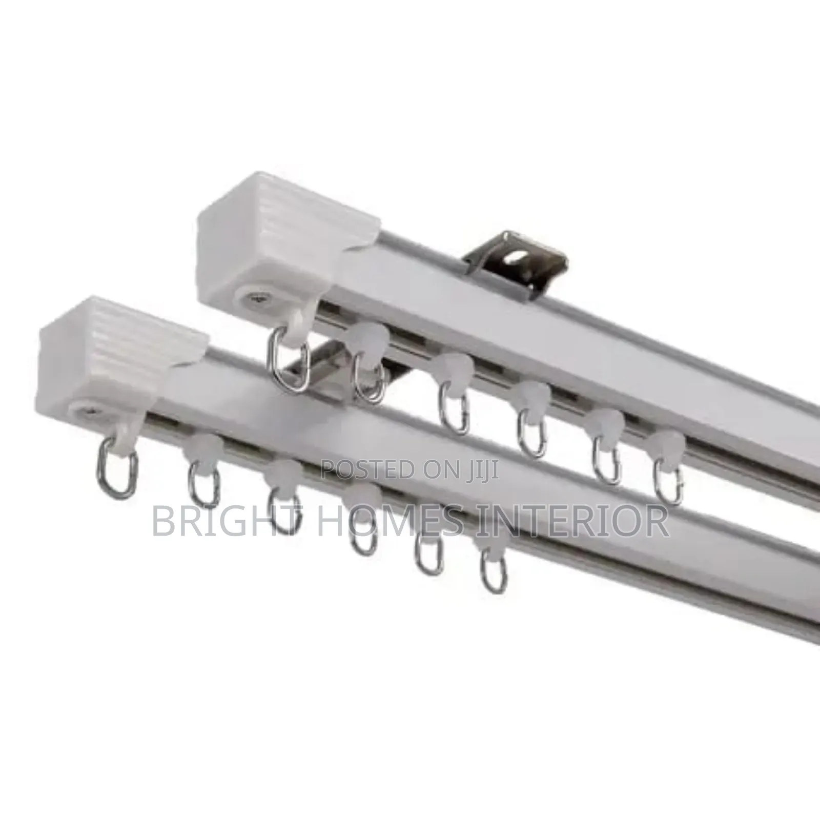 Single Straight Curtain Rails for Windows