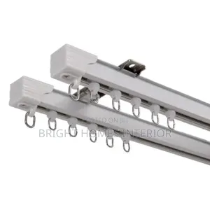 Single Straight Curtain Rails for Windows