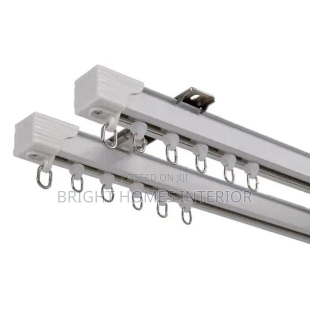 Single Straight Curtain Rails for Windows