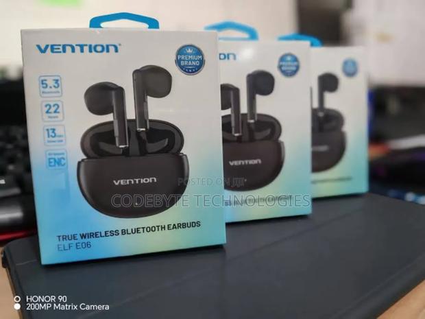 Vention True Wireless Bluetooth Earbuds Elf E06 Black - main view