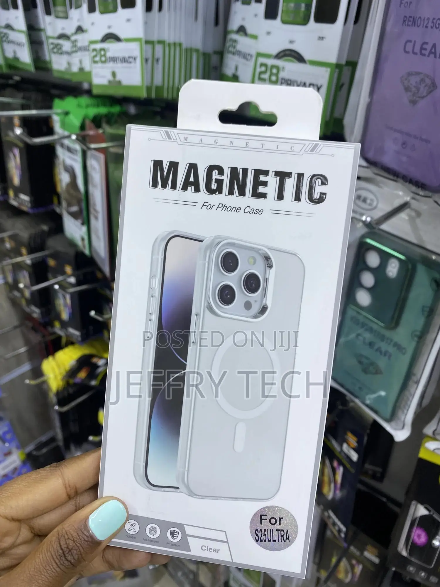 Oterkin Magnetic for Samsung Galaxy S25 Ultra Case Clear