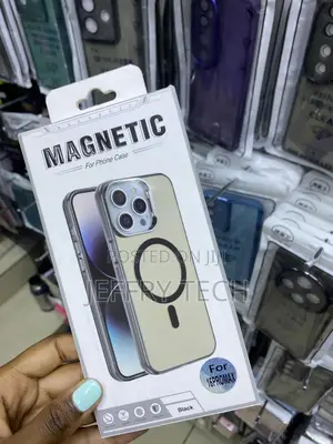 Tigowos iPhone 16 Pro Max Magsafe Matteskin Black Clear Case
