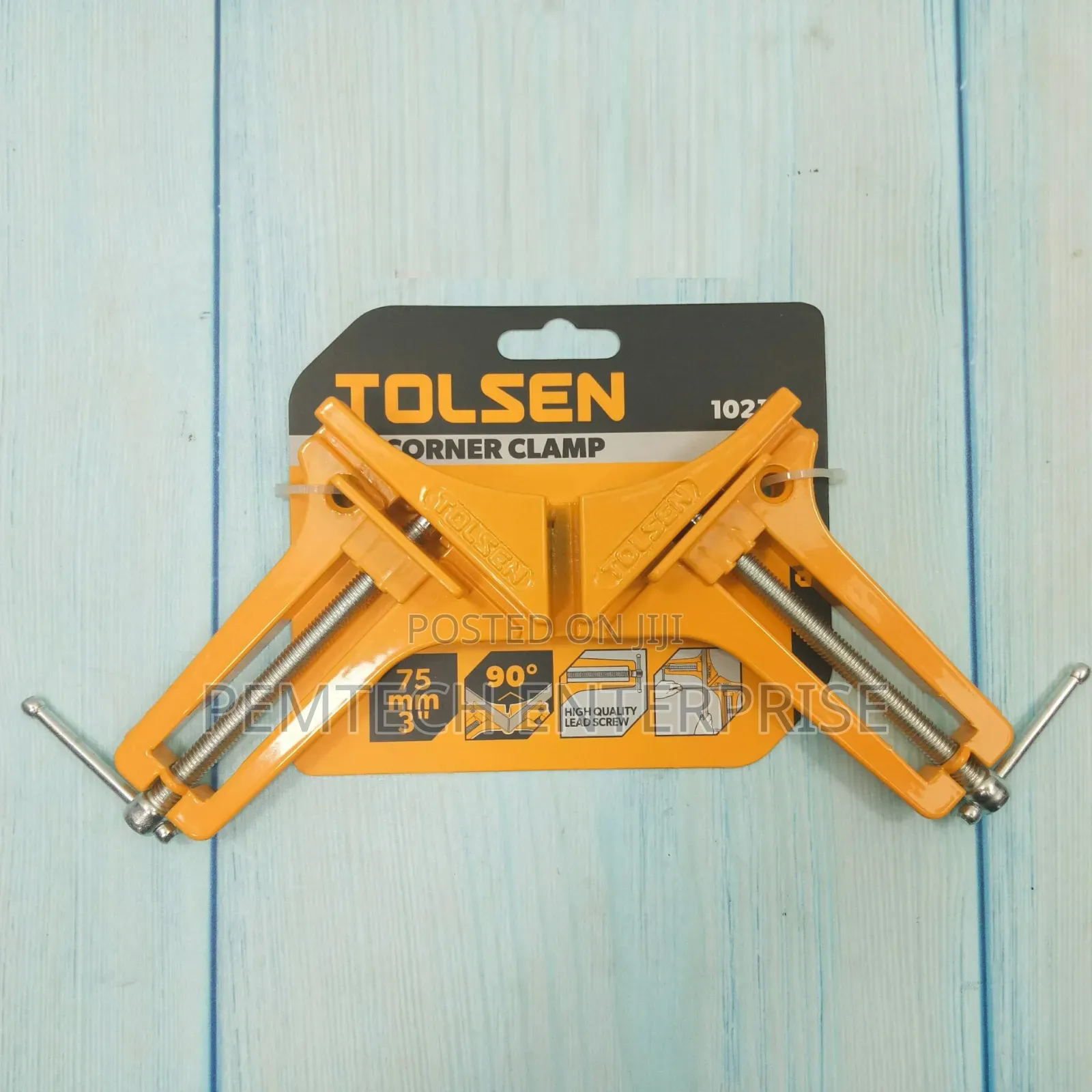 3'' 75mm Corner Clamp (Industrial) Tolsen 10218
