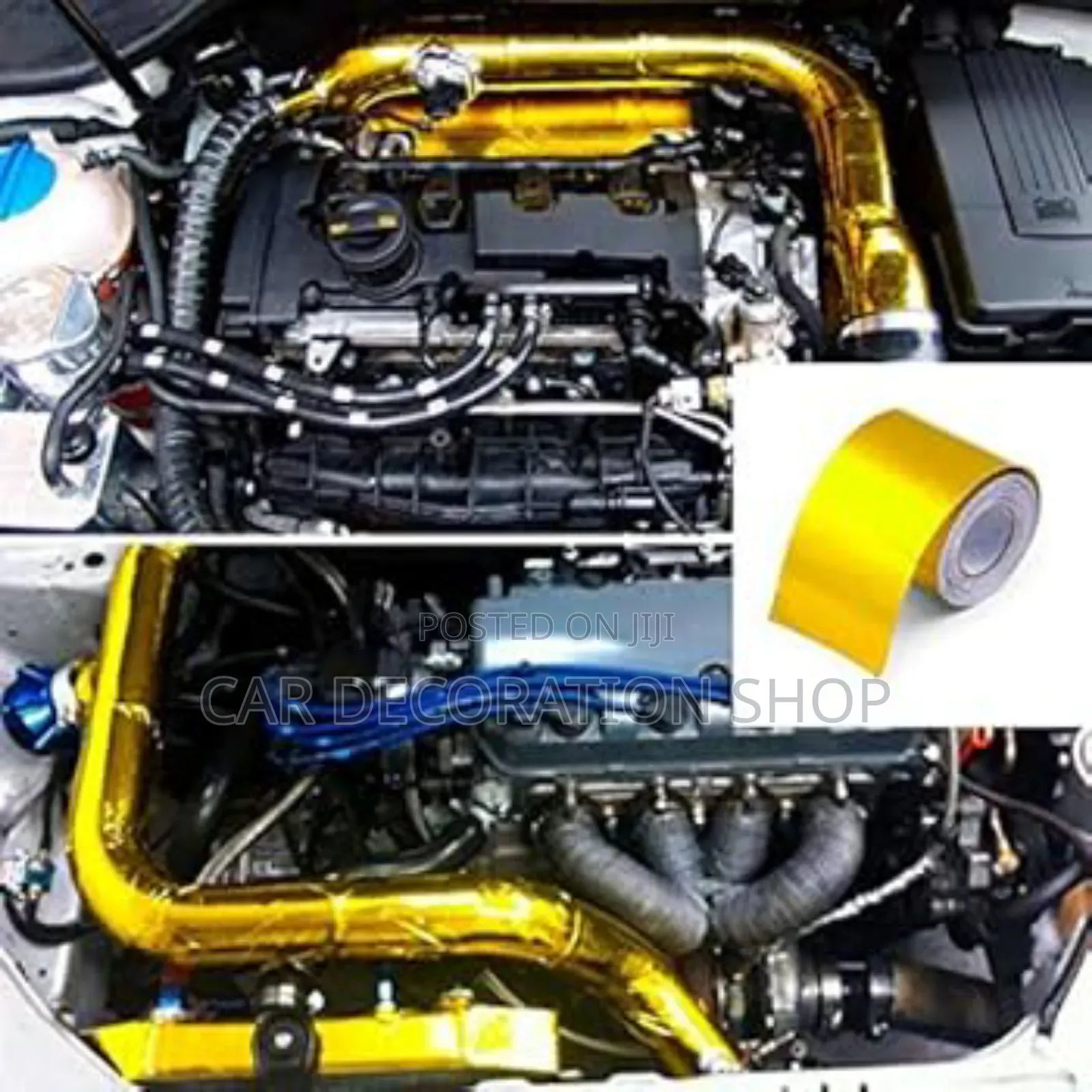 Aluminium Foil Exhaust Heat Pipe Insulation Tape Roll