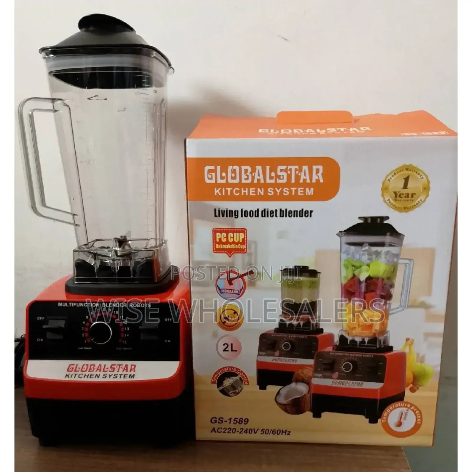 2 In 1 Globalstar Commercial Blender