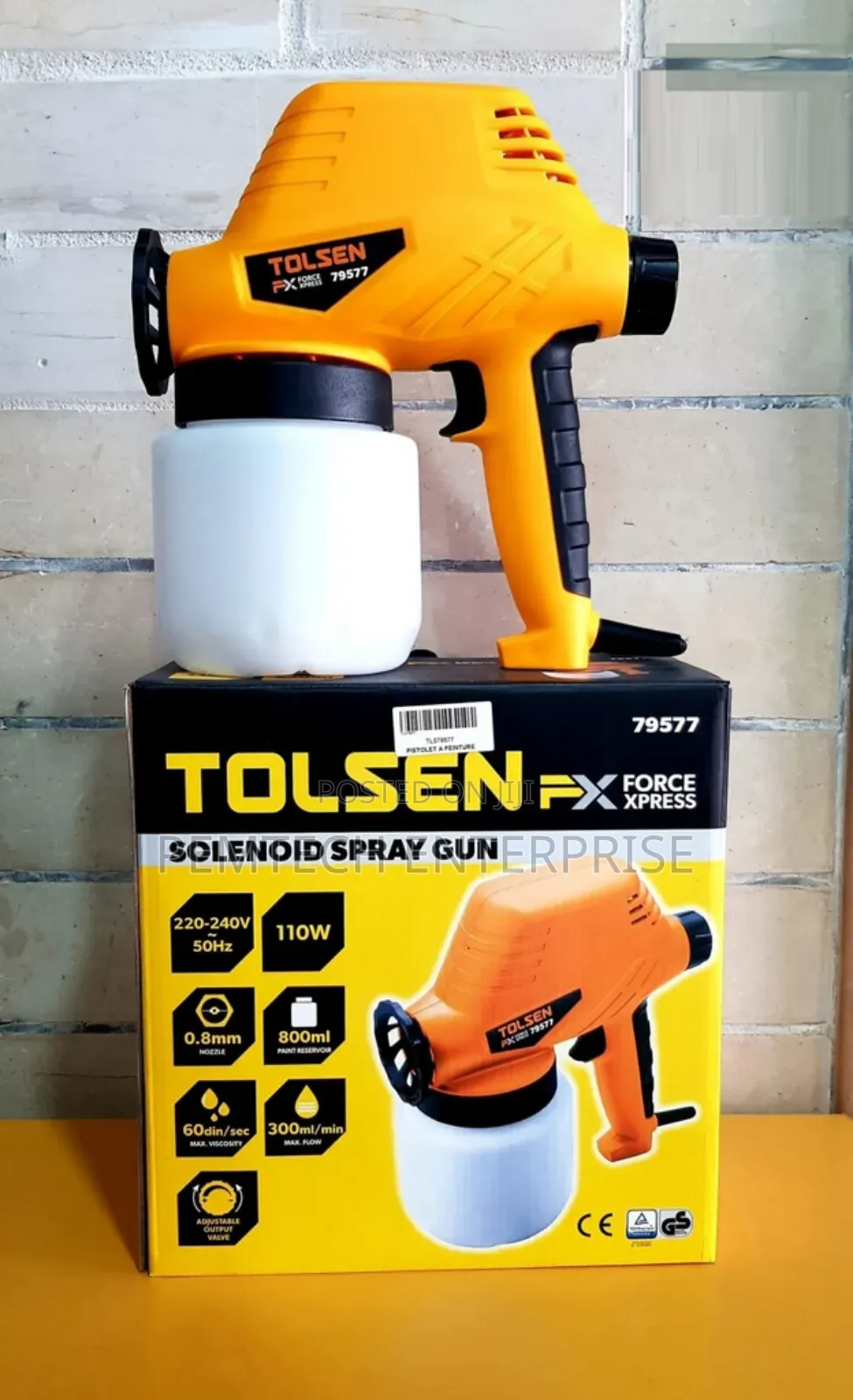 Tolsen 79577 Electronic Paint Sprayer 100w