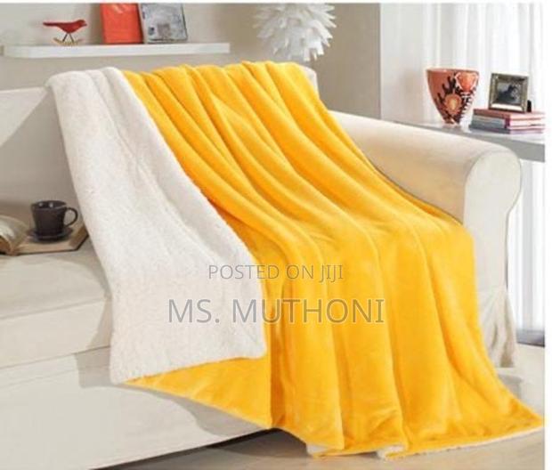 High Quality Double Layer Sherpa Throw Blanket* - thumbnail 8