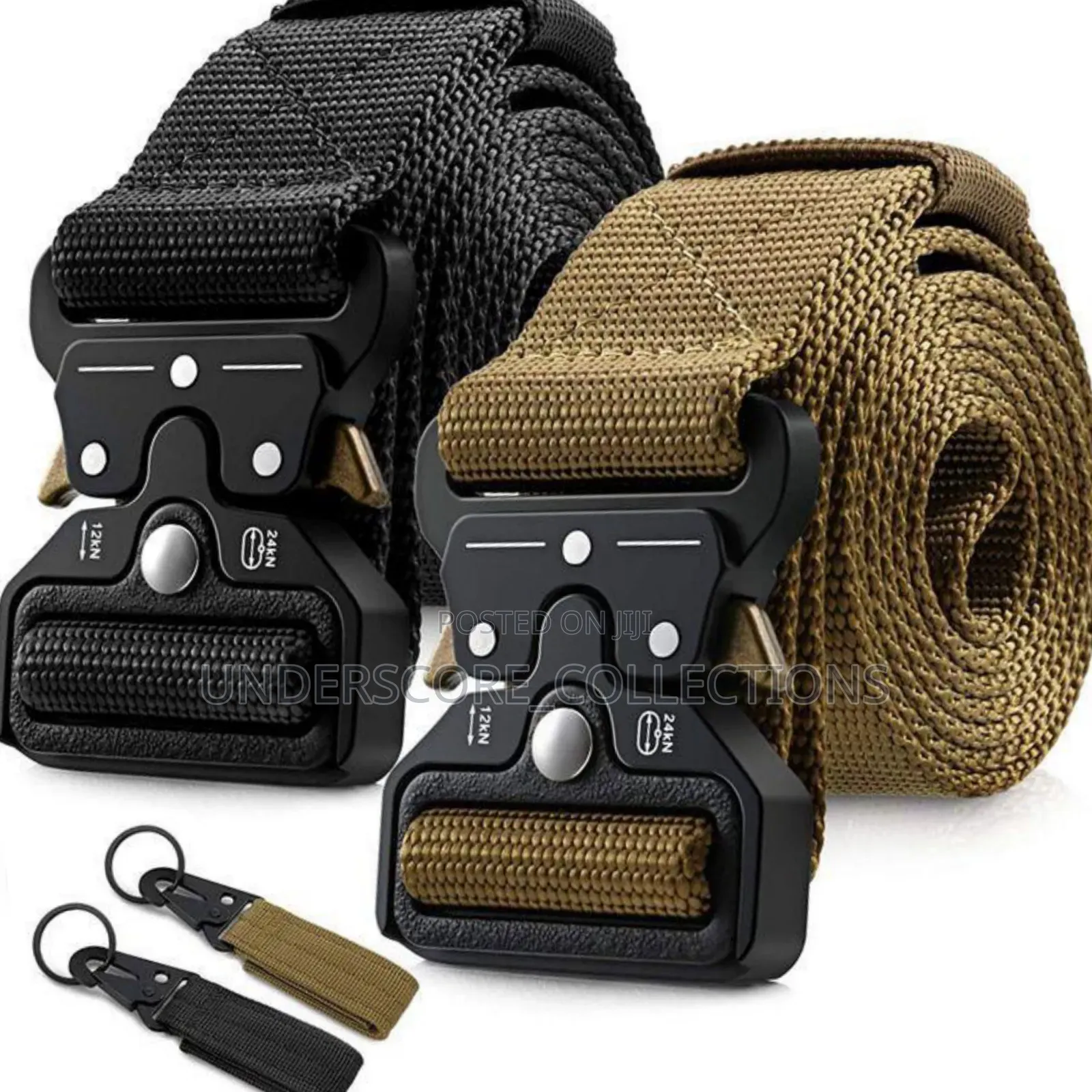 Military/Tactical Black and Beige Belts