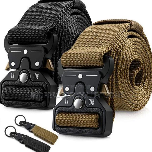 Military/Tactical Black and Beige Belts - thumbnail 2