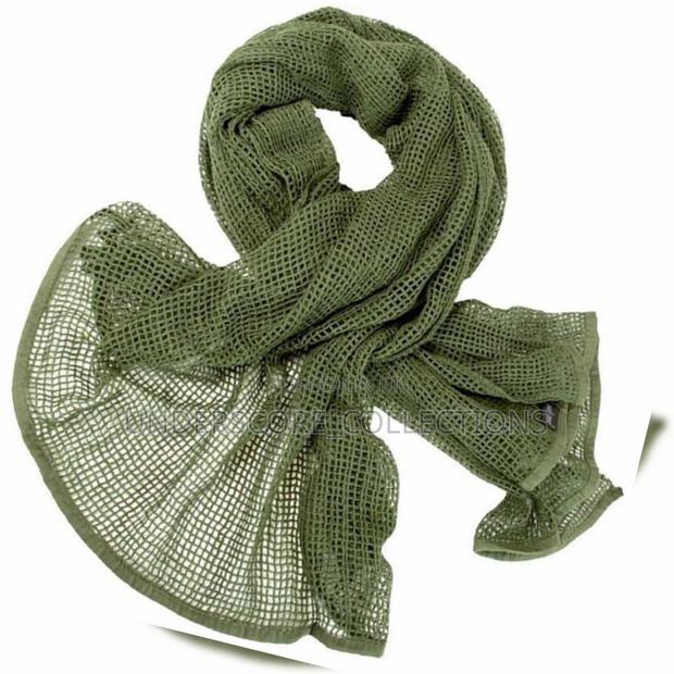 Military/Tactical Jungle Green Face Vail - main view