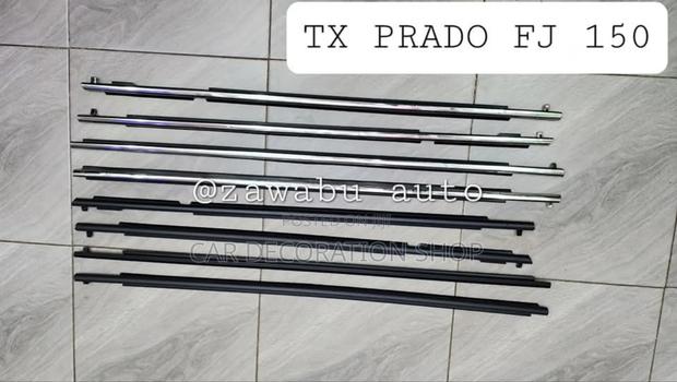 Prado 150 Weather Strip in Black or Silver Different Prices